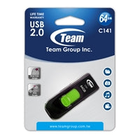 Team C141 64GB USB 2.0 Green USB Flash Drive Team C141 64GB USB 2.0 Green USB Flash Drive